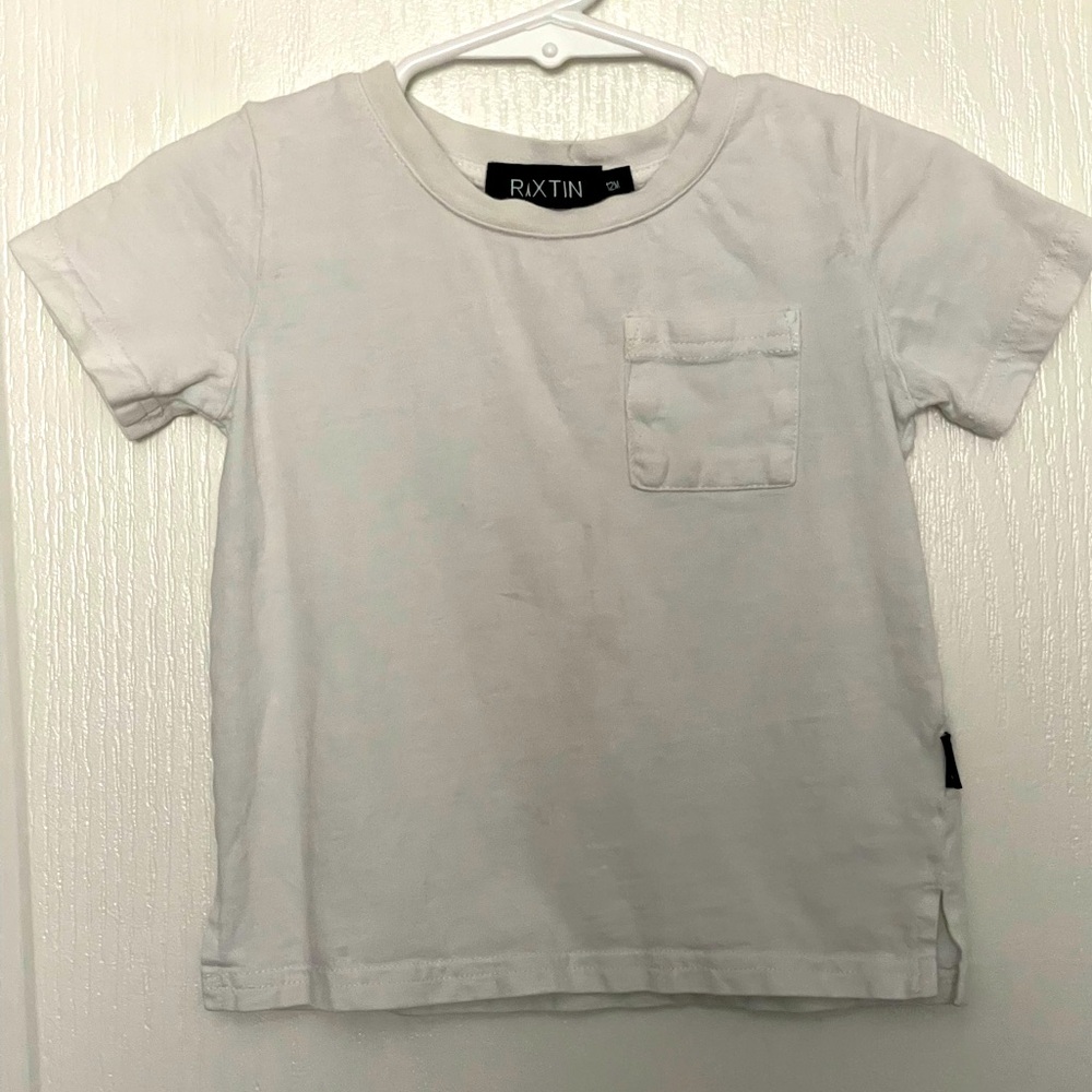 Raxtin Boys Short Sleeve Shirt Size 12M